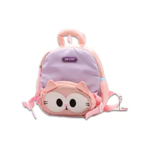 Mochila Gatito Rosa y Lila