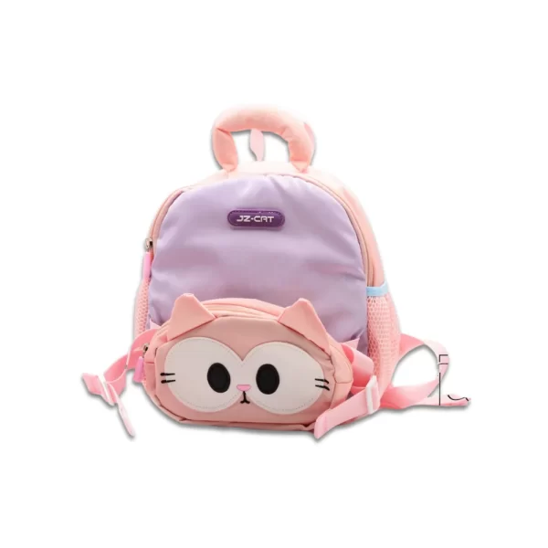 Mochila Gatito Rosa y Lila