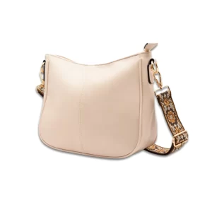 Cartera Hobo Beige