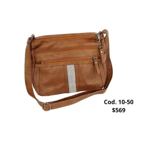 Cartera Color Caramelo con Brillos