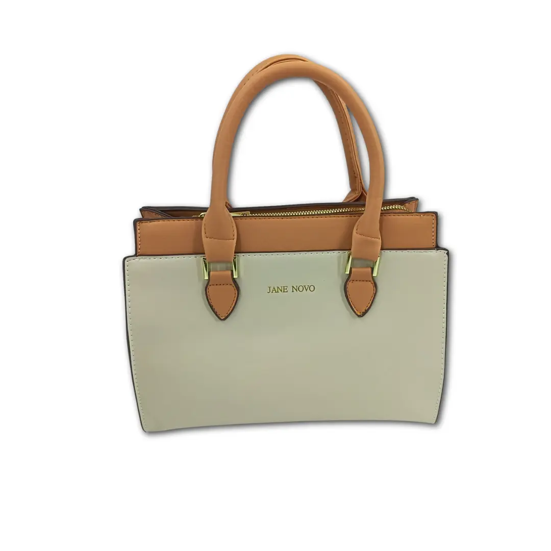 Cartera Beige Crema y Suela Orgánica