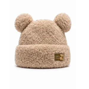 Gorro con Orejas Beige