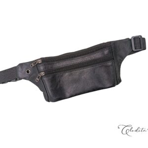 Riñonera Negra cuerina