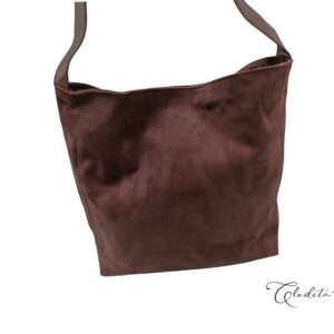 Cartera Gamuza Marrón