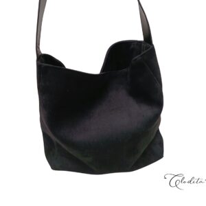 Cartera Gamuza Negra