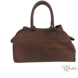 Cartera Bolso gamuza marrón