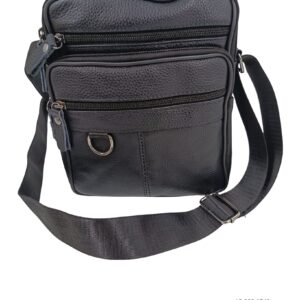 MORRAL DE HOMBRE CUERINA NEGRO