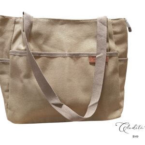 BOLSO LONA CON CIERRE