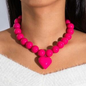 COLLARES CHICLE CORAZÓN Consultá por colores disponibles